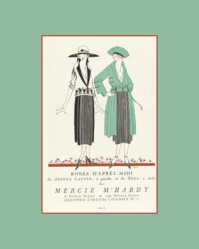 Mercie McHardy | Art Deco Fashion Print | Historisches Modemagazin | Modern und minimalistisch von NOONY