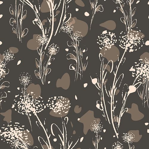 Japandi artwork - Kunstwerk met aardse tinten