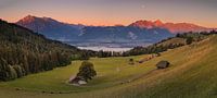 Sonnenaufgang Heiligenschwendi im Berner Oberland von Henk Meijer Photography Miniaturansicht