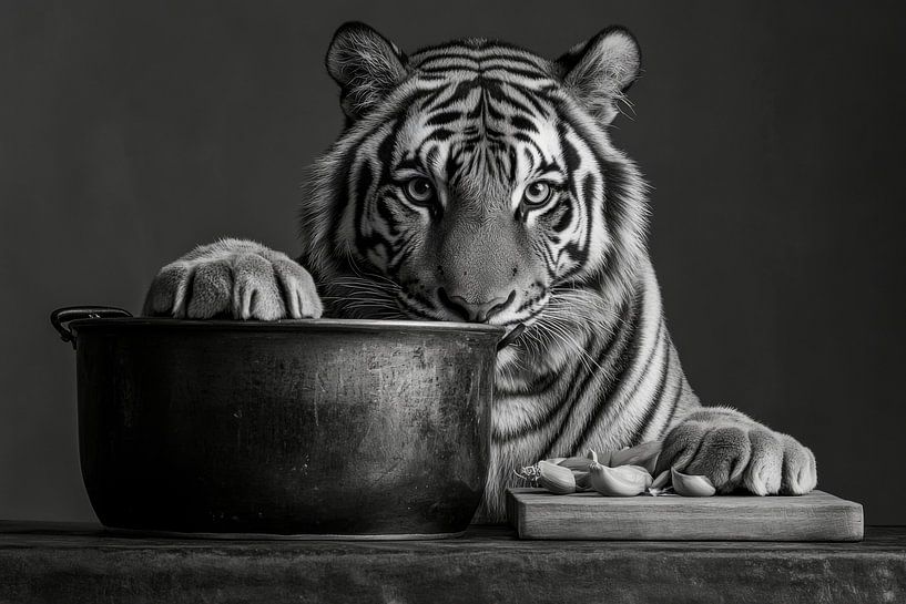 Tiger kitchen by Poster Art Shop