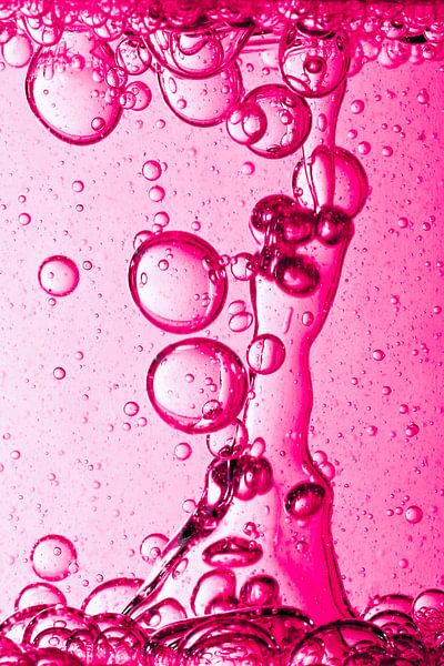 Water with bubbles by Peter van den Berg