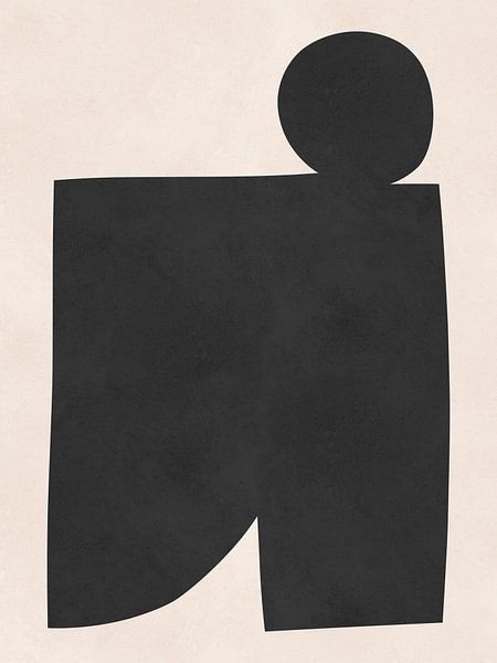 Black expressive shapes 1 by Vitor Costa