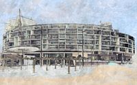 Emerald Empire "technical sketch" watercolour natural