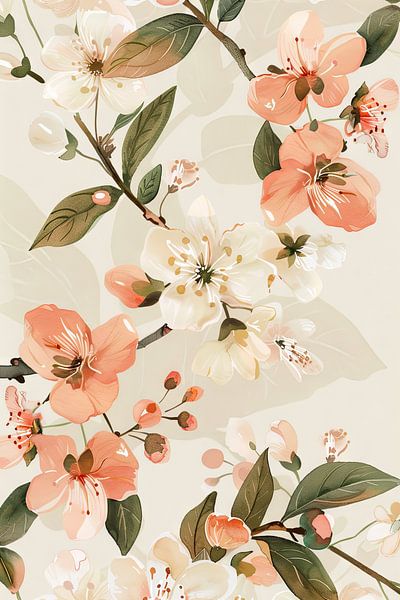Frühlingsblumen Blumen von Poster Art Shop