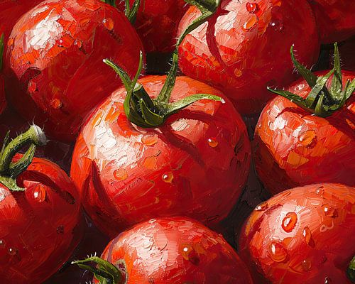 Peinture des tomates