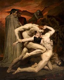 Dante und Virgil in der Hölle - William-Adolphe Bouguereau