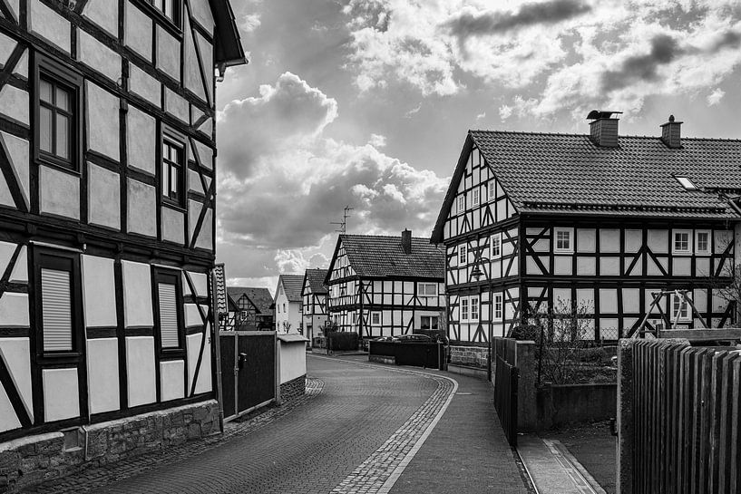 Half-timbered village Herleshausen by Roland Brack