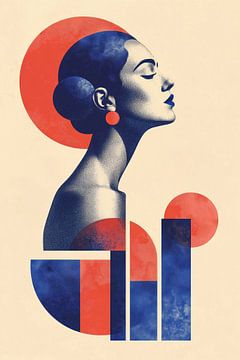 Retrometric - Abstract Beauty von Philippe HUGONNARD