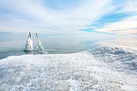 Winter aan het IJsselmeer 2021 van Etienne Hessels thumbnail