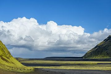 Ein Stück aus dem Inneren des geschichteten Islands von Gerry van Roosmalen