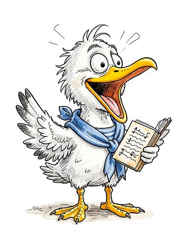 Comic Bird Sailor Crew