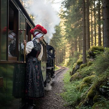 Zwarte Woud idylle op rails