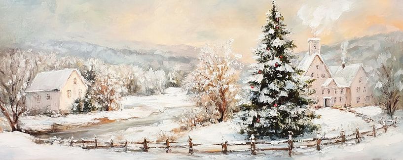 Winterliche Atmosphäre von Wunderbare Kunst