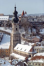 Burghausen an der Salzach von altmodern