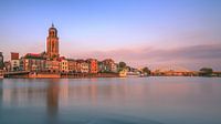 Deventer on the river IJssel in evening light by Henk Meijer Photography thumbnail
