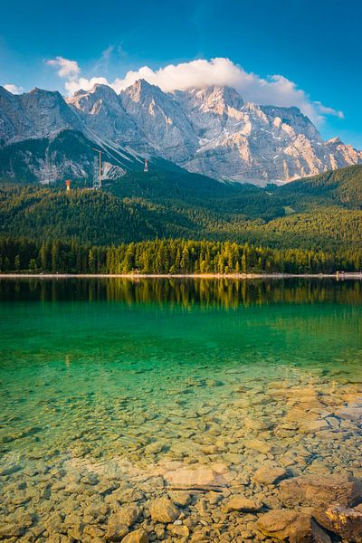 Eibsee und Zugspitze von Martin Wasilewski