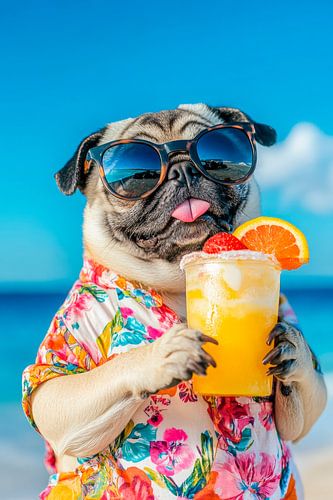Vakantie met de stijlvolle mopshond