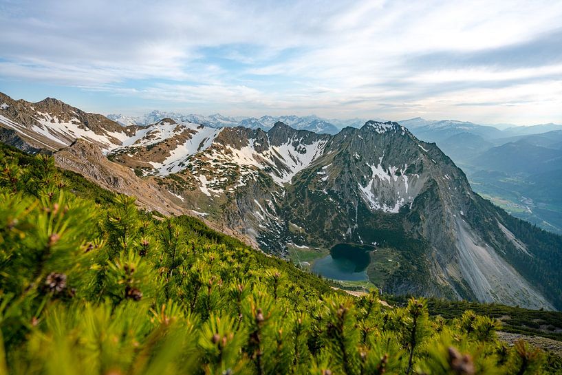 View of the Gaisalpsee and the Rubihorn by Leo Schindzielorz