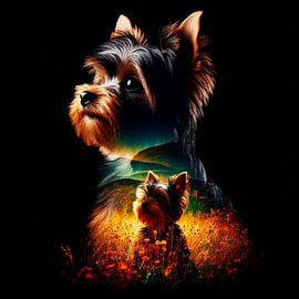 Yorkshire Terrier by Moni Baum