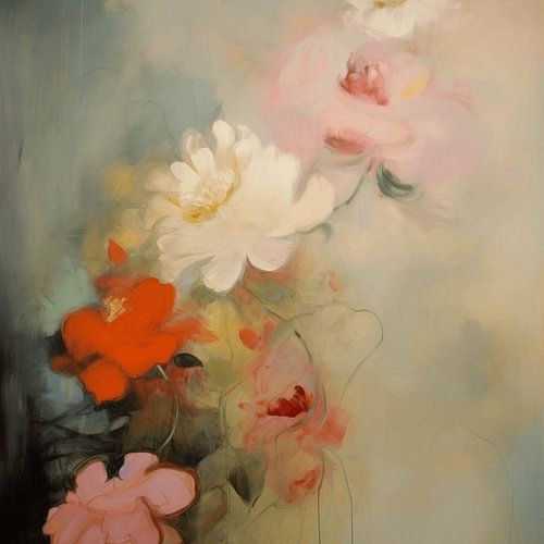 Fleurs aux couleurs pastel