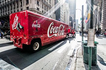 New York Coca Cola truck
