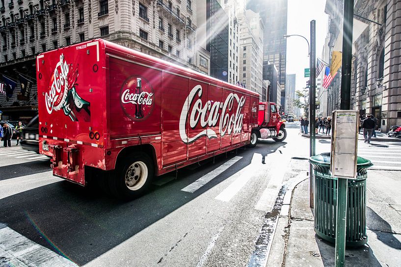 New York Coca Cola Truck von John Sassen