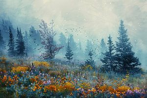 Berge erwachen magisch
