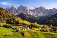 Goldener Herbst in den Dolomiten