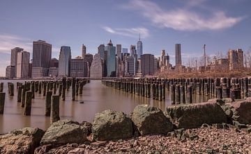 Manhattan skyline van Rene Ladenius Digital Art