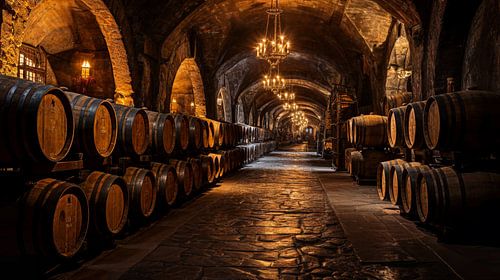 Verlassener Weinkeller