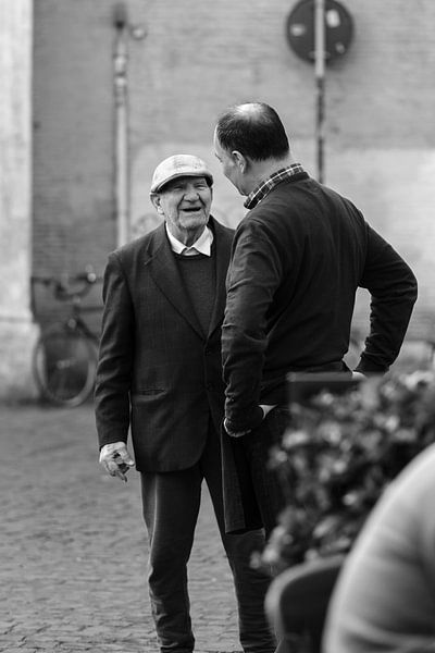 Rom fotografiert in schwarz und weiß, straßenfotografie von heidi borgart