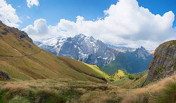 beautiful alpine landscape  Bindelweg, south tyrol dolomites by SusaZoom
