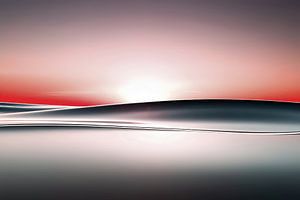 Sunset am Meer abstrakt-01