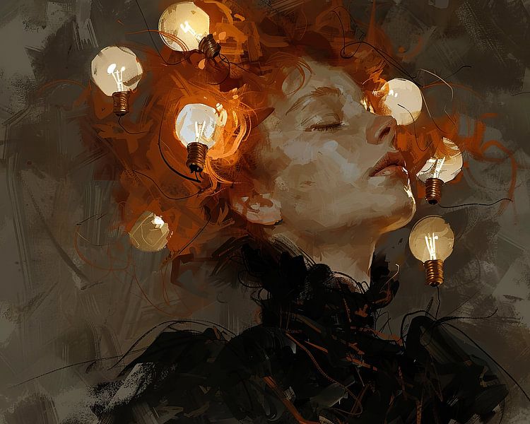 Woman Portrait by ARTEO Paintings