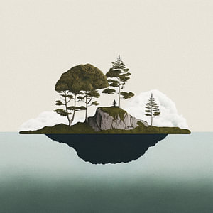 Vertstild Landschaft Nummer zehn