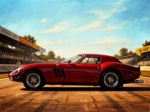 Ferrari 250 GTO Monza 1964 Race-kunstwerk