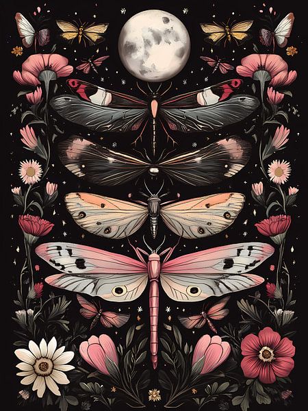 Moon Butterflies by haroulita
