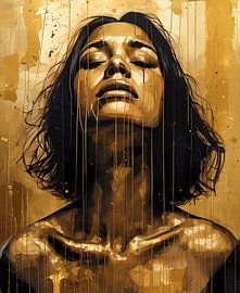 Woman with a golden trance by Fgworks