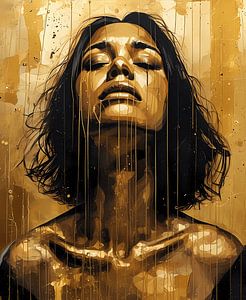 Femme au tranen doré