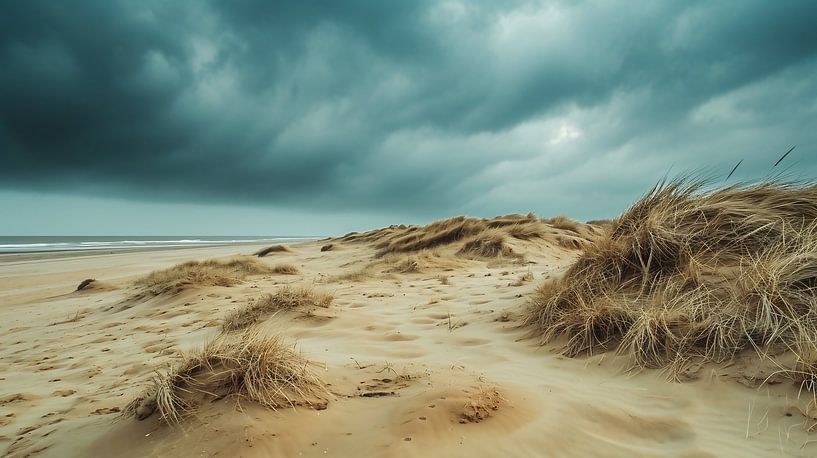 Strandwandeling in de Hamptons van fernlichtsicht