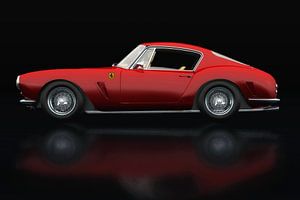 Ferrari 250 GT SWB Berlinetta Zijaanzicht van Jan Keteleer