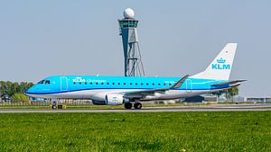 KLM Cityhopper Embraer ERJ-175 Passagierflugzeug.