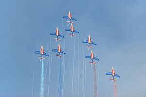 Patrouille de France in actie tijdens AIR14. van Jaap van den Berg