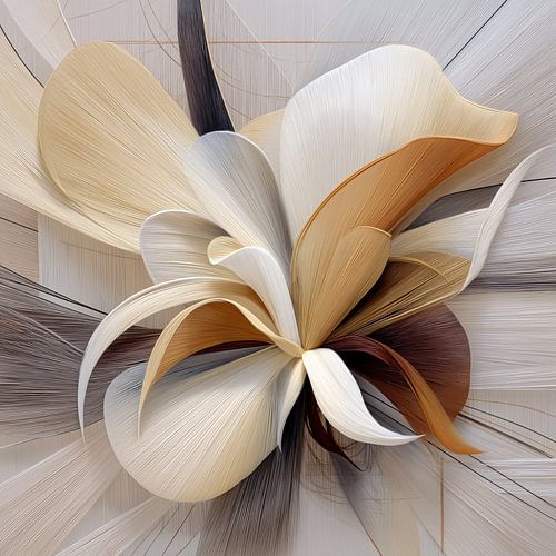 Abstrakte Blume JG01 von Jacky