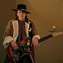 Stevie Ray Vaughan Schilderij 2 van Paul Meijering thumbnail