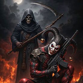 MORTIFEX – Der Clown des Todes und der Sensenmann von INFERAURUM