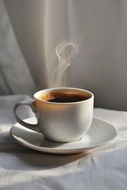 Minimalistischer Kaffeegenuss von Poster Art Shop