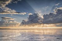 Zon achter de wolken