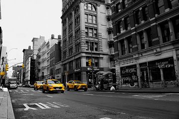 Yellow cabs in New York City van Lieke Nijssen