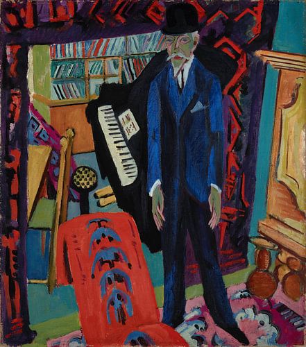 Portret van Botho Graef, Ernst Ludwig Kirchner